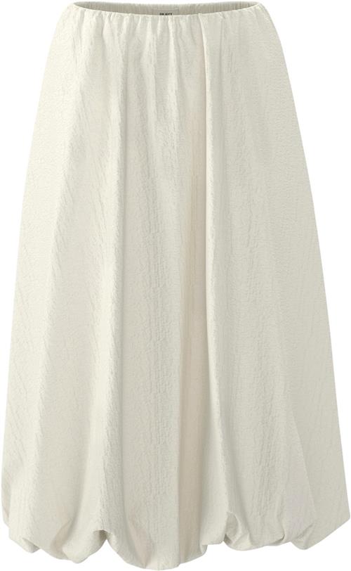 Object Objetta MW Long Baloon Skirt OTT 13 Kvinde Cloud Dancer Midi Nederdele Str 38 - hos Magasin