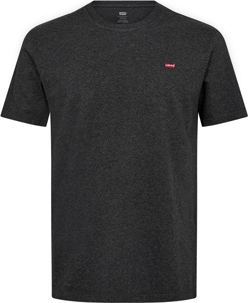 Levi's SS Original HM TEE B65 Dark GR Mand Grå Kortærmede T-shirts Str S - Bomuld hos Magasin