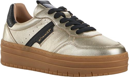 Tamaris 123773-43 Kvinde Light Gold Comb Sneakers Str 42 - hos Magasin