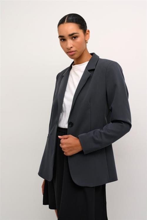 Kaffe Kasakura Blazer Kvinde Black Oyster Blazere Str 46 - hos Magasin