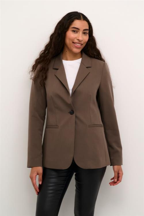 Kaffe Kasakura Blazer Kvinde Major Brown Blazere Str 34 - hos Magasin