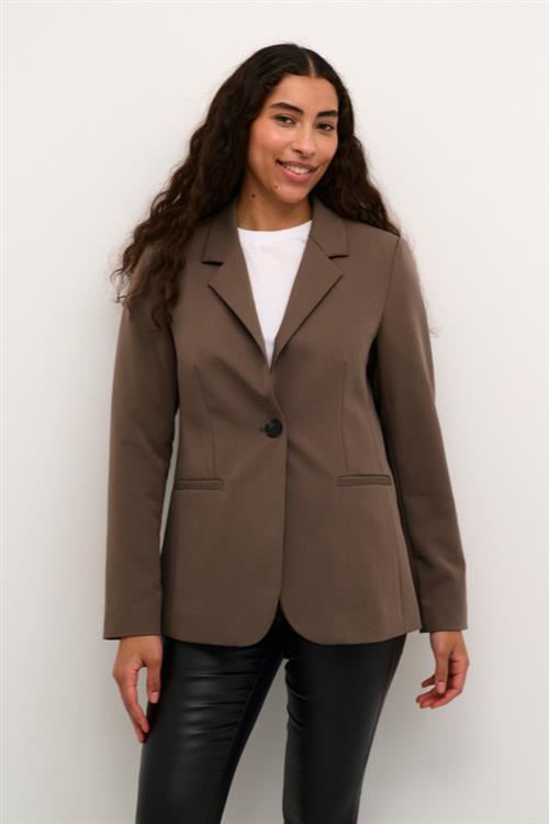 Kaffe Kasakura Blazer Kvinde Major Brown Blazere Str 44 - hos Magasin