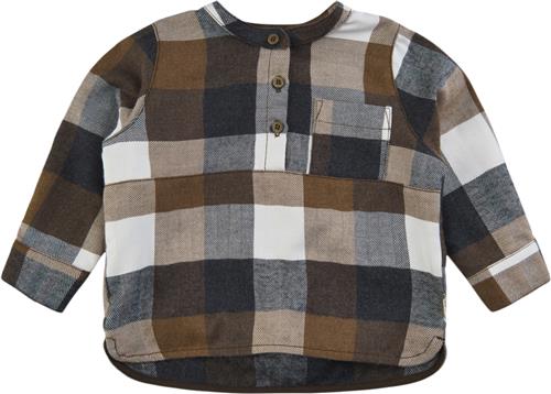 Se Soft Gallery Sgezra Checked Shirt Str 24m Drenge - Cocoa Brown Skjorter hos Magasin ved Magasin