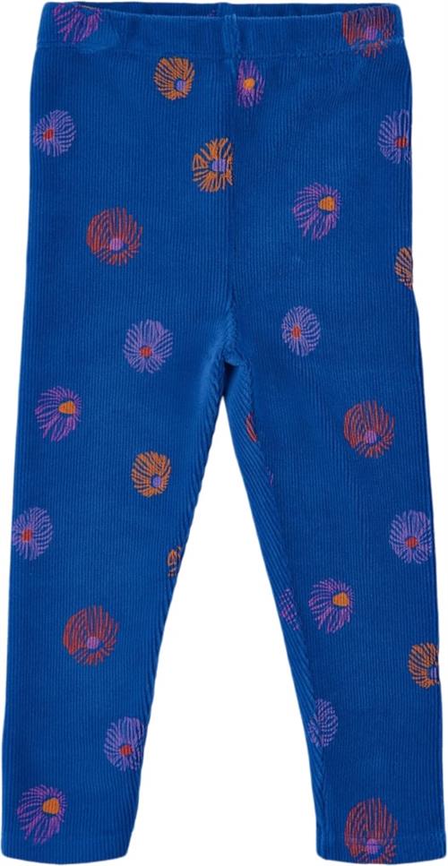 Se Soft Gallery Sgbpaula Velvet Flower Leggings Str 12m - True Blue Leggings Bomuld hos Magasin ved Magasin