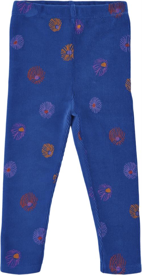 Se Soft Gallery Sgbpaula Velvet Flower Leggings Str 3m - True Blue Leggings Bomuld hos Magasin ved Magasin