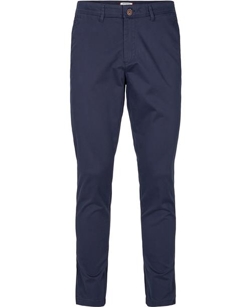 Jack & Jones Jjimarco Jjbowie SA Navy Blazer NOO Mand Blå Chinos Slim Fit Str "30/""34" - hos Magasin