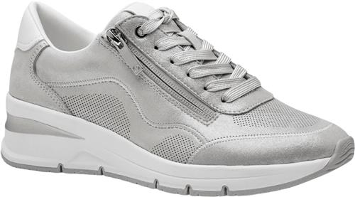 Se Tamaris 123761-42 Kvinde Silver Sneakers Str 40 - hos Magasin ved Magasin