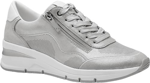 Se Tamaris 123761-42 Kvinde Silver Sneakers Str 39 - hos Magasin ved Magasin