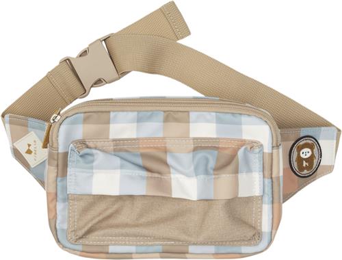 Fabelab Bum Bag Cottage Blue Checks One Size - Bæltetasker hos Magasin