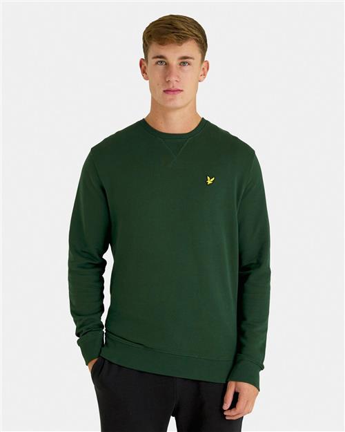 Lyle & Scott Crew Neck Sweatshirt Mand W486 Dark Green Sweatshirts Str XL - hos Magasin