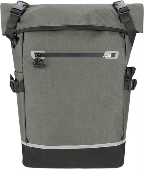 Se JOST Lillehammer Courier Backpack Olive 31x44x15cm - Rygsække hos Magasin ved Magasin