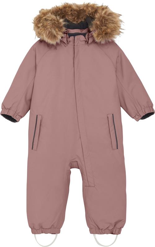 Color Kids Coverall W. Fake Fur Str 104 - Antler Flyverdragter hos Magasin