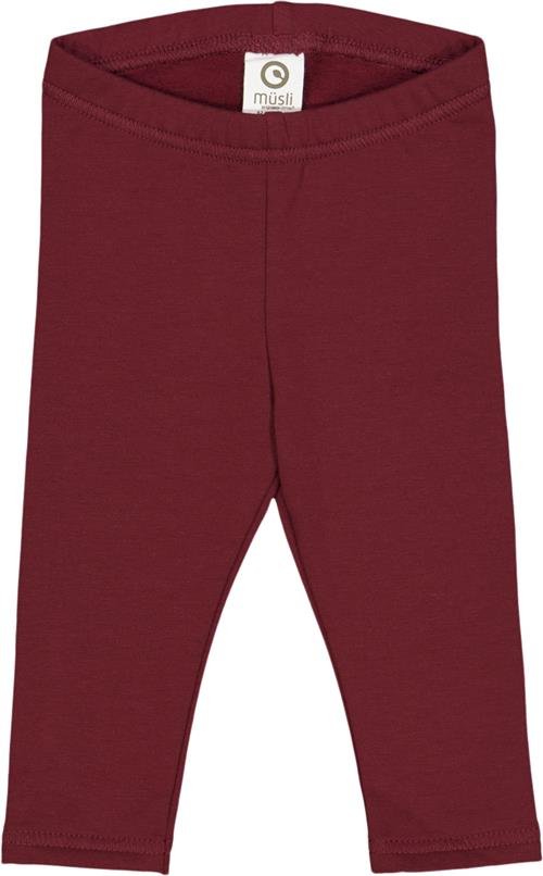 Se Müsli by Green Cotton Cozy me Sweat Leggings Baby Str 74 - Cabernet Leggings Bomuld hos Magasin ved Magasin