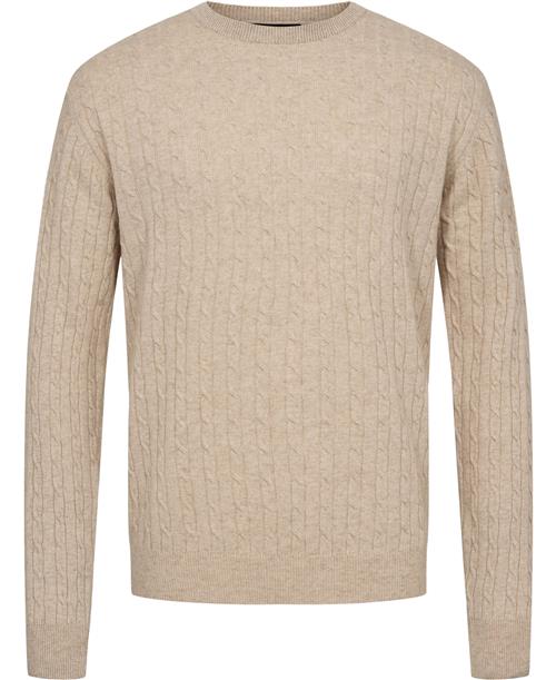 Se Sand 5600 Iq Mand Ecru/light Sand Sweaters Str L - hos Magasin ved Magasin