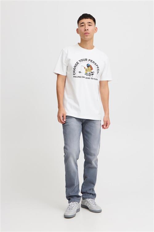 Se Blend Tee Mand White Astronaut Kortærmede T-shirts Regular Fit Str M - hos Magasin ved Magasin