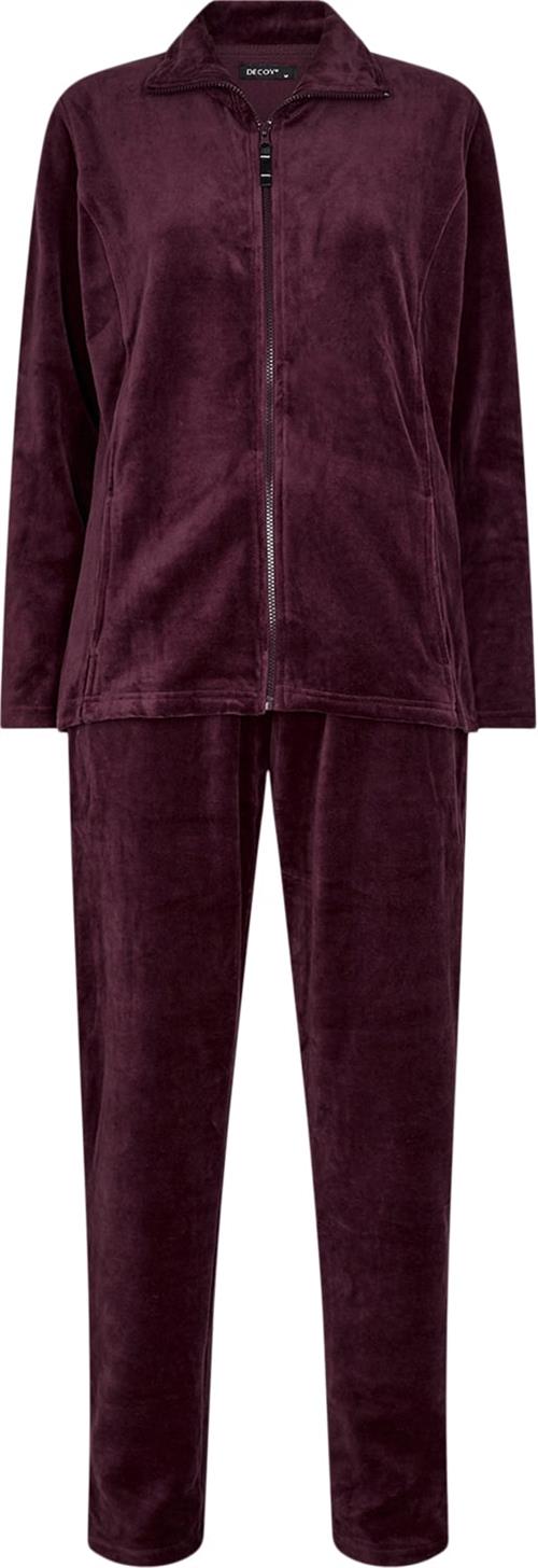 Se Decoy Decoy Velour Homewear set Pyjamassæt Str XXXL - hos Magasin ved Magasin