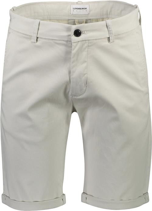 Se Lindbergh Superflex Chino Shorts Mand Hvid Chino Shorts Str S - hos Magasin ved Magasin