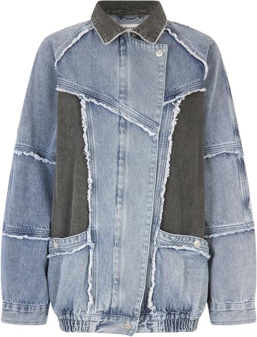 Lollys Laundry Kingstonll OVS Jacket LS Kvinde Light Blue Denimjakker Str S - Denim hos Magasin