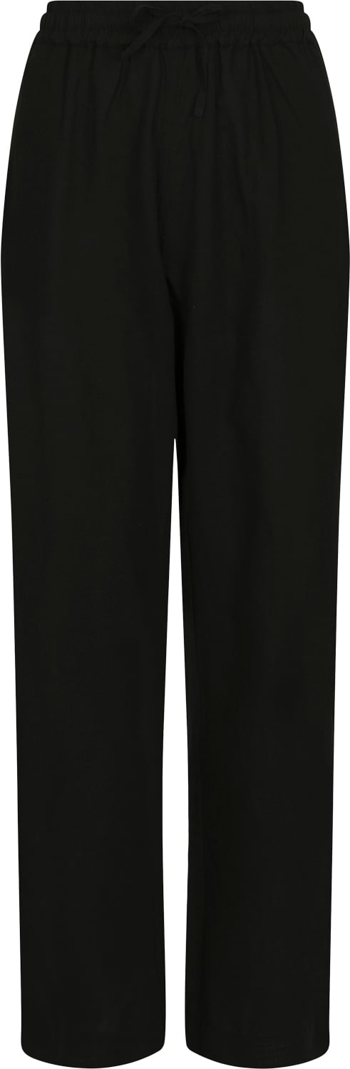 Se Neo Noir Sonar Linen Pants Kvinde Black Bukser Med Lige Ben Str 34 - hos Magasin ved Magasin