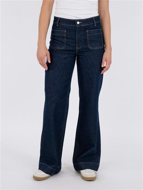 Se Neo Noir Fabiana D Pants Kvinde Dark Blue Flared Jeans Str 40 - Denim hos Magasin ved Magasin