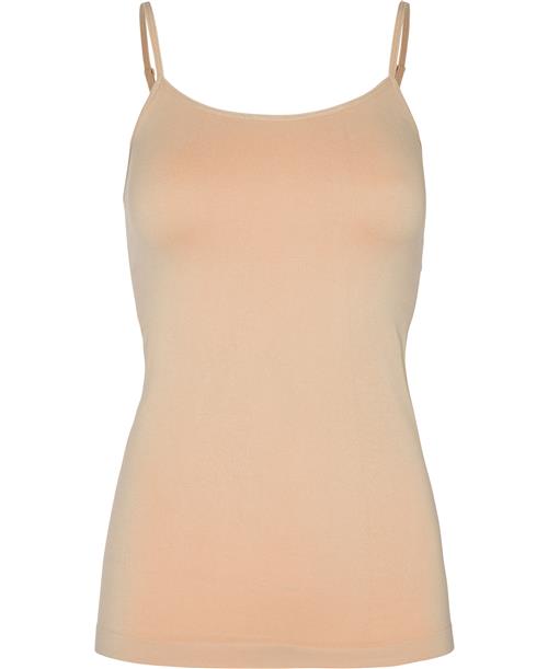 Magasin du Nord Collection Magasin Mellanie 7 S Seamless Top Kvinde Hazelnut Tanktoppe Str M Polyamid