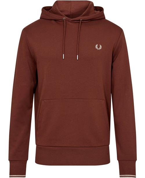 Fred Perry M2643 Mand Whisk/porridge Hoodies Str L - Bomuld hos Magasin