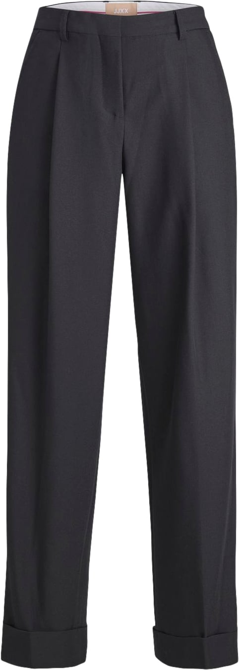 Se JJXX Jxmary Pleat FU MW Pant TLR Noos Kvinde Black Bukser Med Lige Ben Str "30/""32" - hos Magasin ved Magasin