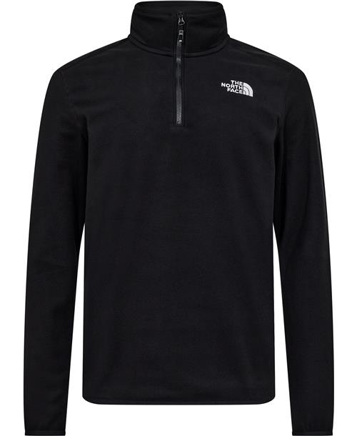 The North Face M 100 Glacier 1/4 ZIP EU Glacier Mand Tnf Black-npf Fleece Str XL - hos Magasin