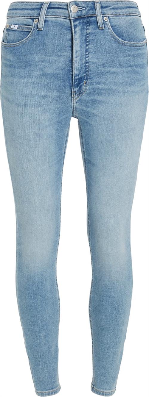 Calvin Klein High Rise Super Skinny Ankle Kvinde 1aa Skinny Jeans Str 32/NI - hos Magasin