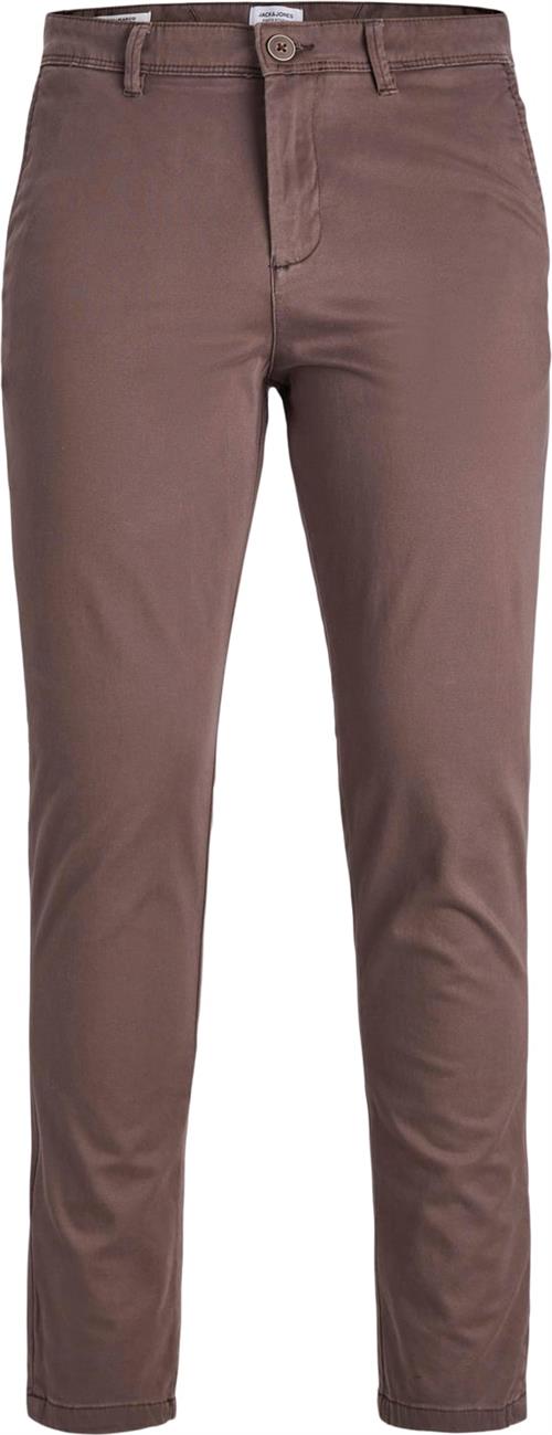 Jack & Jones Jpstmarco Jjbowie SA Noos Mand Seal Brown Chinos Str "32/""30" - hos Magasin