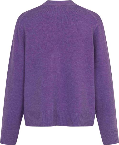 Masai Copenhagen Malettie Kvinde Purple Cardigans Str S/REGULAR - Uld hos Magasin