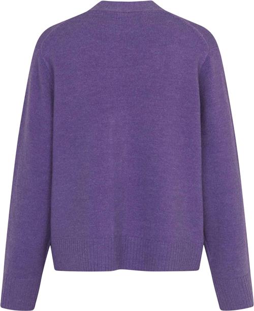 Masai Copenhagen Malettie Kvinde Purple Cardigans Str M/REGULAR - Uld hos Magasin