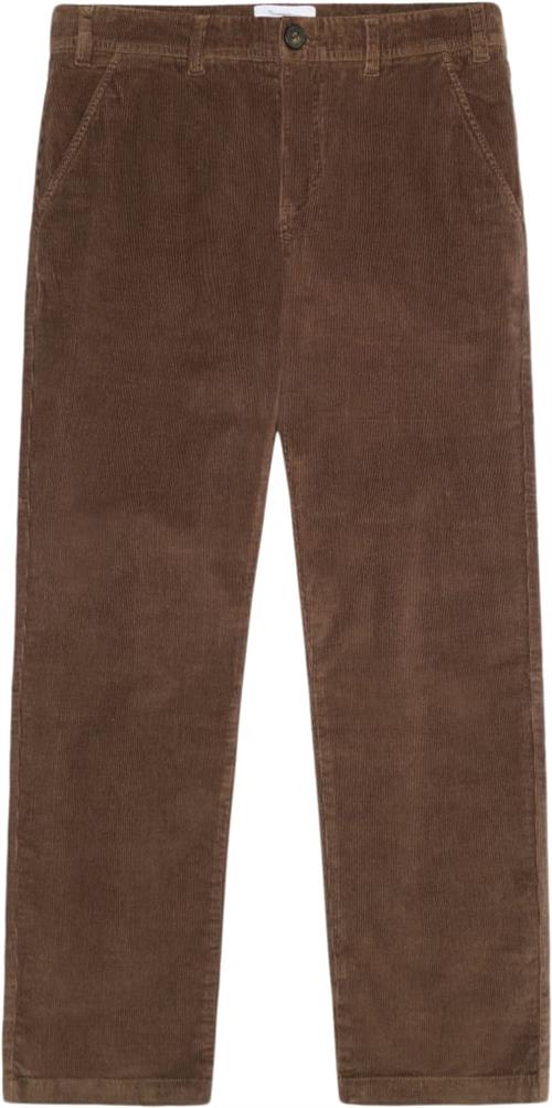 Knowledge Cotton Apparel Chuck Regular Corduroy Chino Pants Gots/vegan Mand Demitasse (Brown) Chinos Str 29/32 - Bomuld hos Magasin