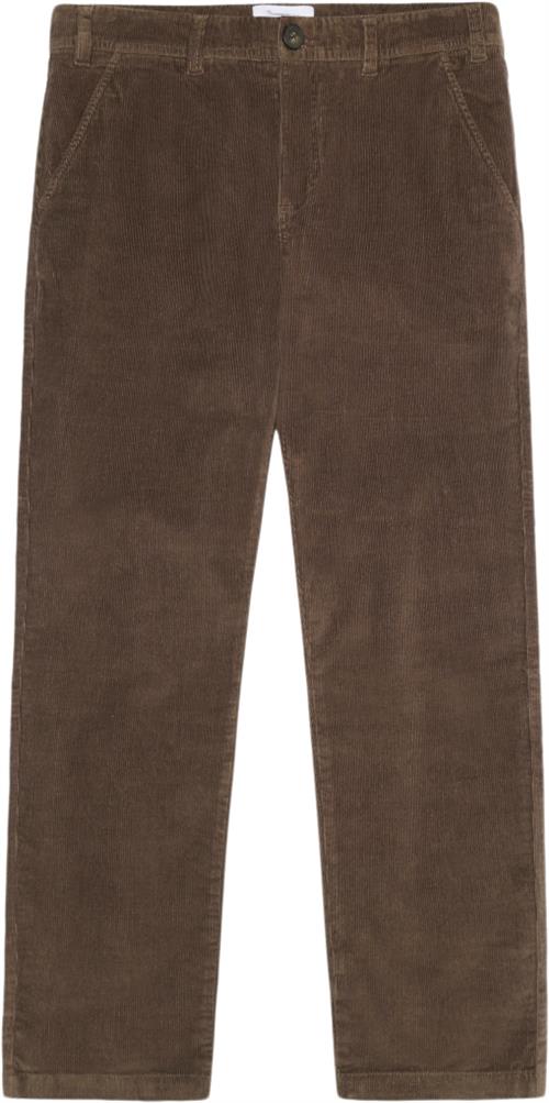 Knowledge Cotton Apparel Chuck Regular Corduroy Chino Pants Gots/vegan Mand Demitasse (Brown) Chinos Str 31/34 - Bomuld hos Magasin