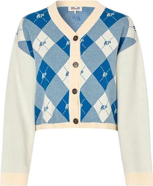 Se Baum und Pferdgarten Cornelie Kvinde Federal Blue Check Cardigans Str S - hos Magasin ved Magasin