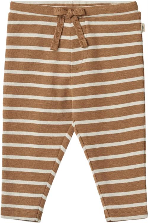 Se Wheat Jersey Bukser Manfred Str 56/1m - Caramel Stripe Bukser Bomuld hos Magasin ved Magasin