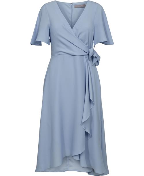 Christian Berg Cocktail Dress Kvinde Hellblau Midi Kjoler Str 34/ XS - hos Magasin