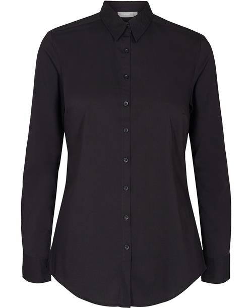 Se Fransa Zashirt 1 Shirt Solid Kvinde Black Langærmede Skjorter Regular Fit Str S - hos Magasin ved Magasin