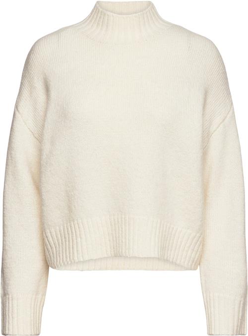 Se Rosemunde Chunky Knit Pullover Kvinde Hvid Sweaters Str L - hos Magasin ved Magasin