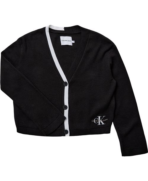 Calvin Klein Calvin Klein Jeans Knitted Cardigan Str 12 år - Beh Cardigans Bomuld hos Magasin