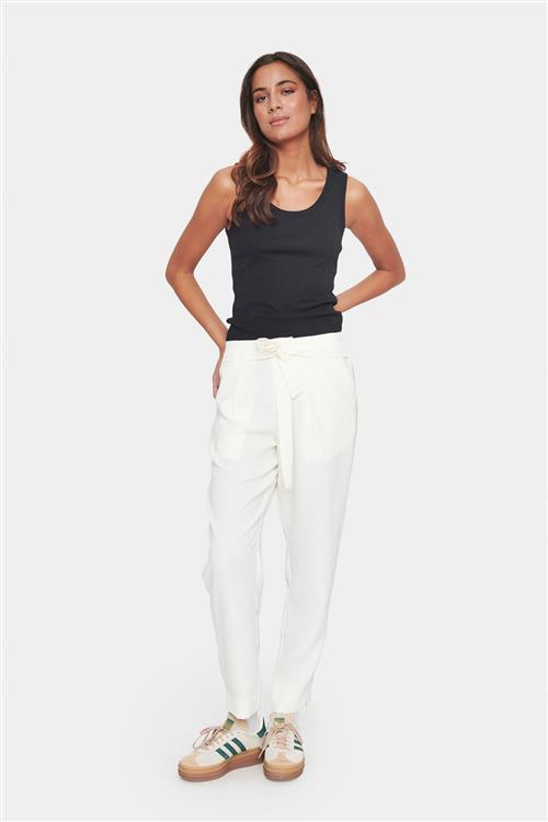 Saint Tropez R5005, Andreasz Pants Kvinde 110605 Bukser Med Lige Ben Regular Fit Str L - hos Magasin