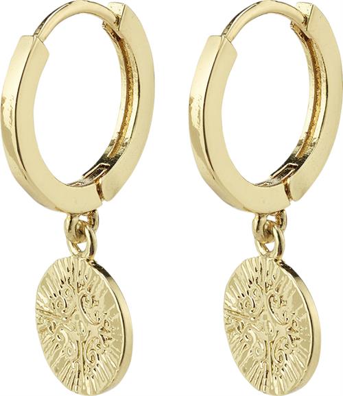 Se Pilgrim Earrings : Nomad : Gold Plated one size - Creoler hos Magasin ved Magasin