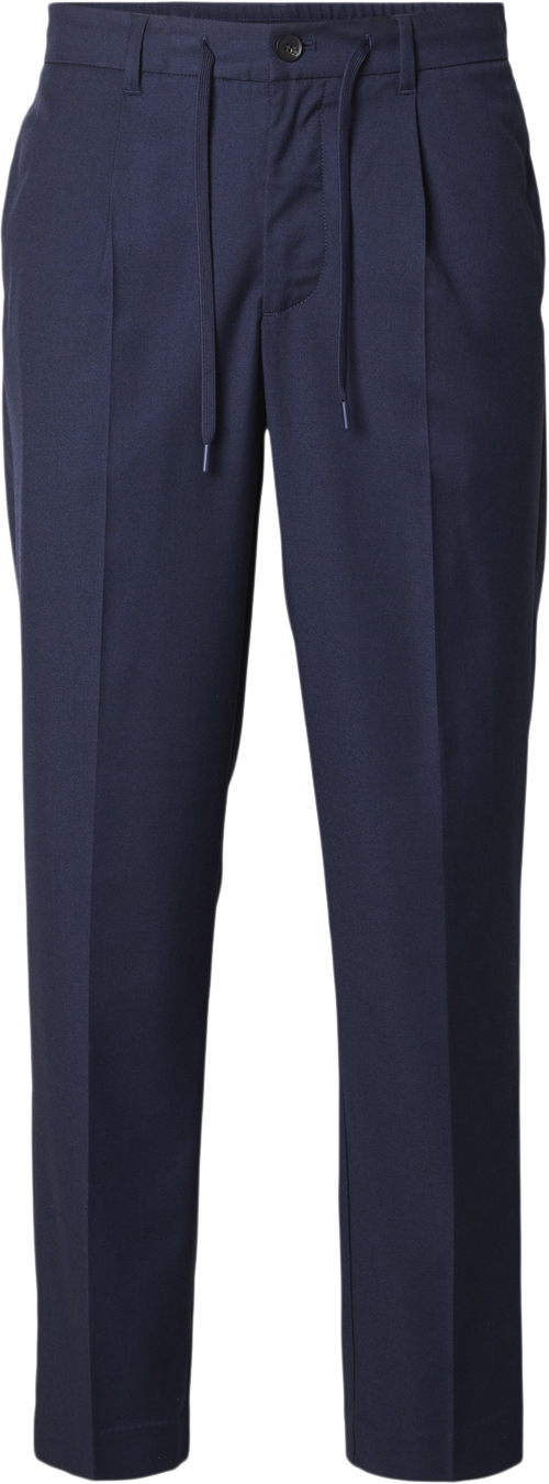 Selected Homme Slh190reg Tapered Leroy Pleat Pant Mand Sky Captain Chinos Str XXL - hos Magasin