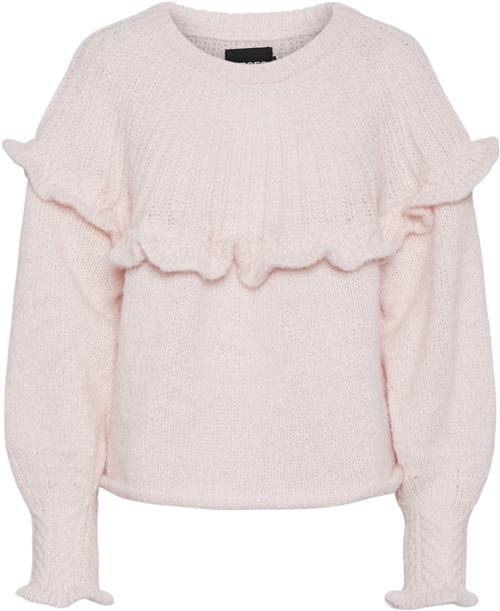 Pieces Pcrikka LS Oneck Knit BC Kvinde Ballerina Langærmede Bluser Str M - hos Magasin