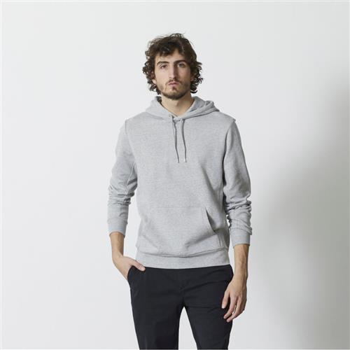 By Garment Makers Jones Mand Light Grey Hoodies Regular Fit Str S - hos Magasin