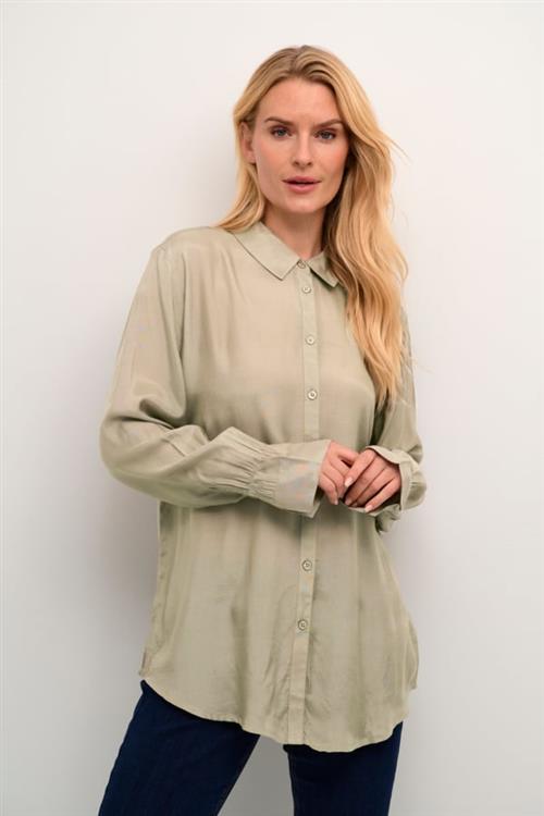 Cream Crarina Shirt Kvinde Overland Trek Langærmede Skjorter Str 44 - hos Magasin