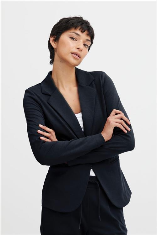 ICHI Kate Blazer Kvinde Blå Blazere Regular Fit Str S - hos Magasin