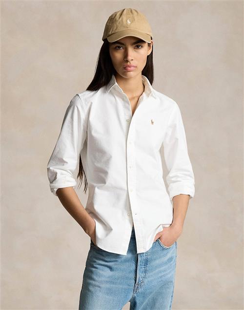 Polo Ralph Lauren 40/1 CTN Oxfordlsl-bfs Kvinde Bsr White Skjorter Str 34 - hos Magasin