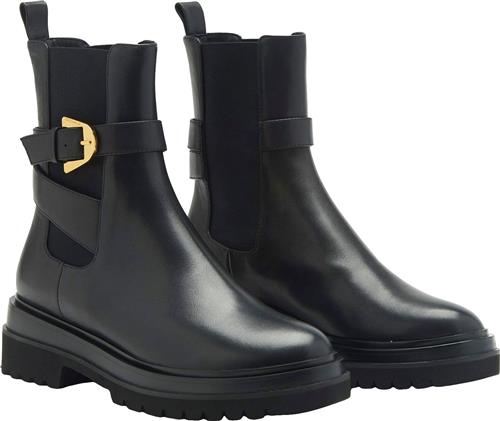 Se Coccinelle Coccinelledorian Smooth Kvinde Noir Chelsea Boots Str 36 - hos Magasin ved Magasin