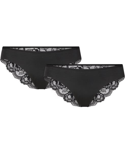 Se Magasin du Nord Collection Magasin Maise 2 Lace Brief 2pack Briefs Str XS Polyester ved Magasin